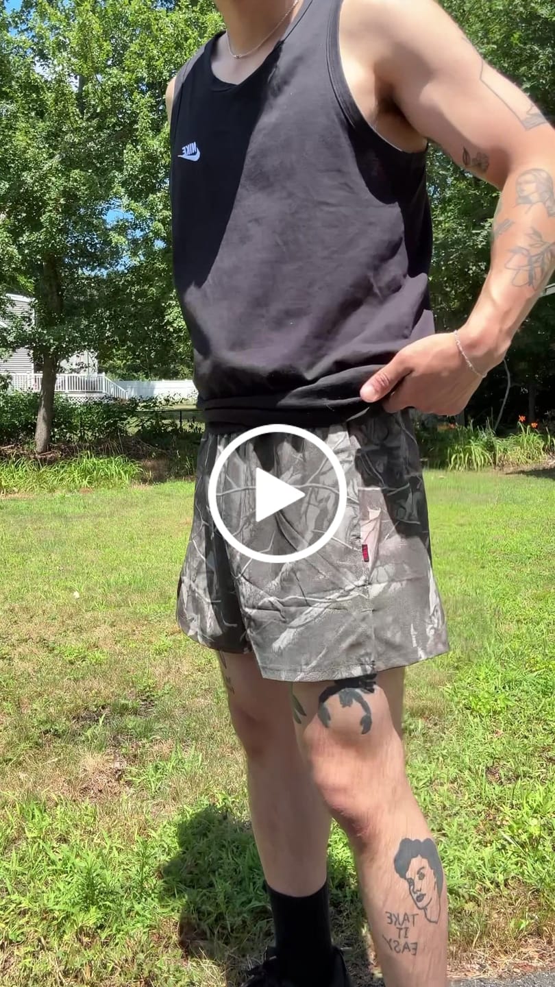 Customer video review of R5P - Men's 5" Running Short with Side Pockets - Stag Party