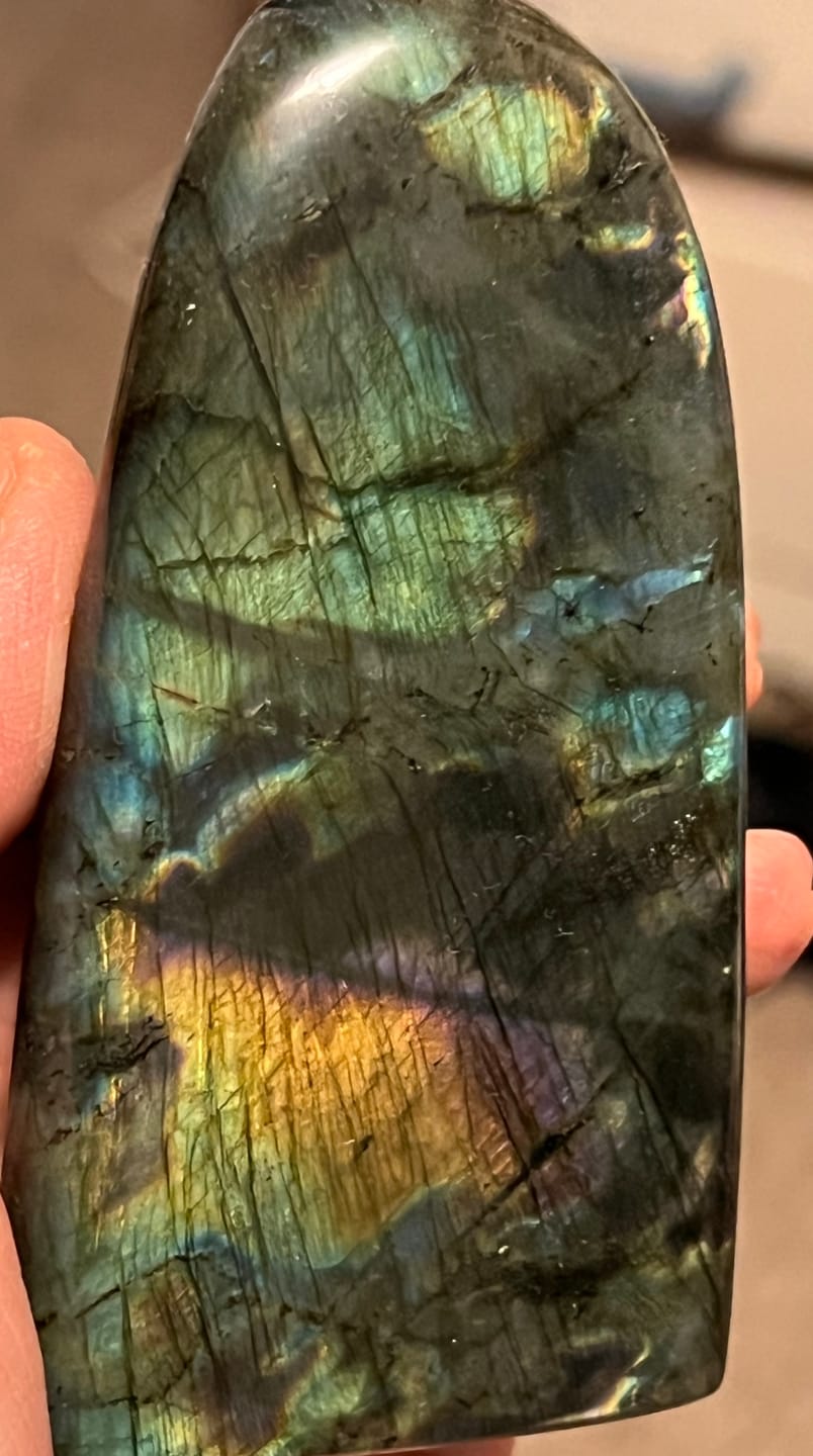 Customer photo review of A Grade Labradorite Freeform #c