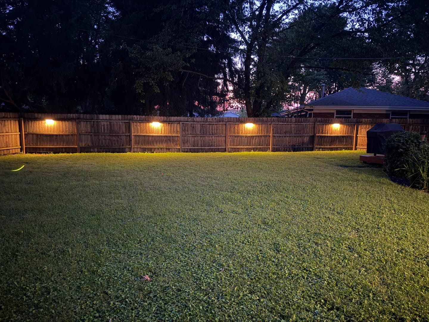 Customer photo review of Solar Wall Light with Motion Sensor