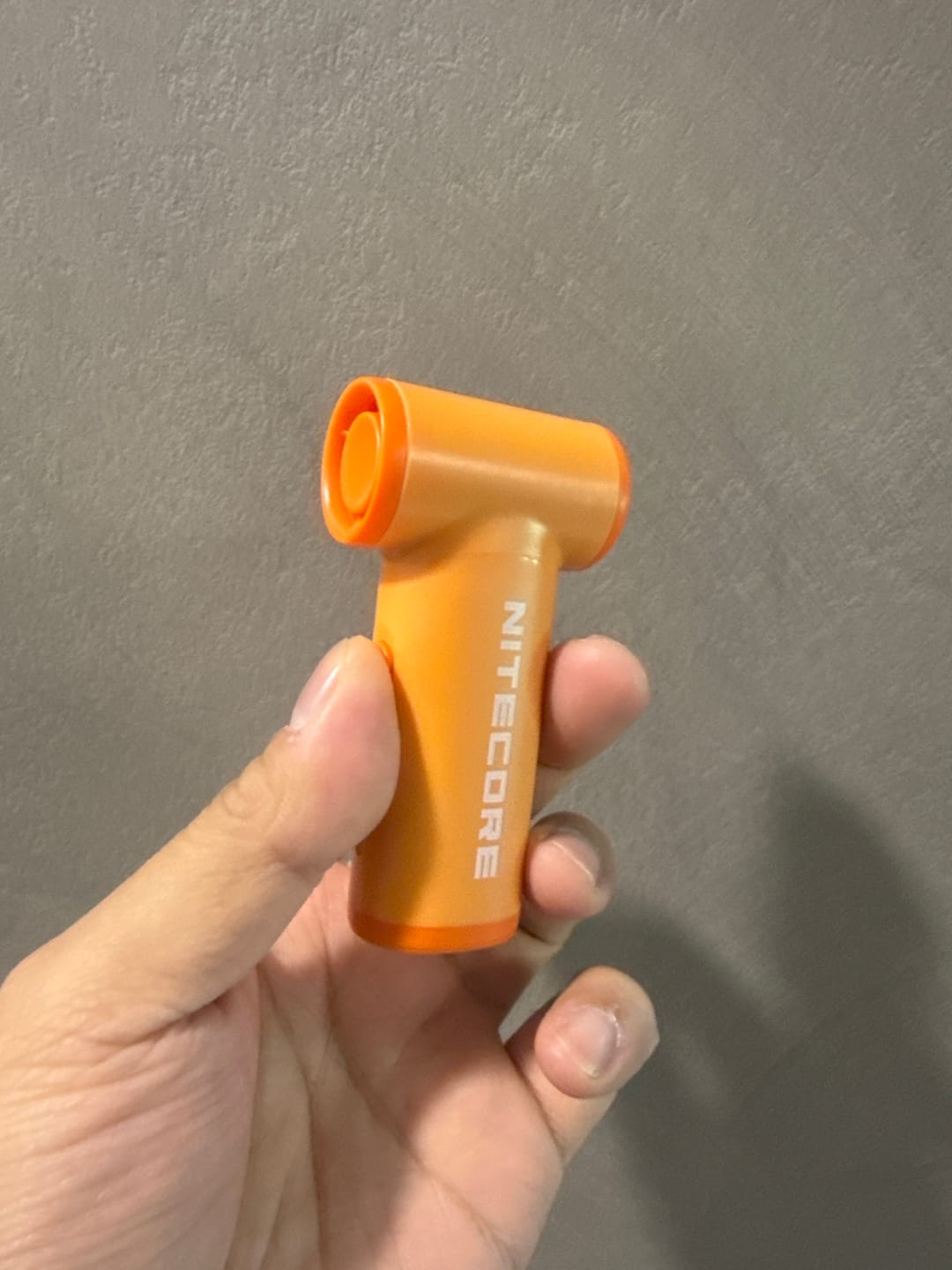 Customer photo review of NEF Nano - Palm-Sized High-Speed Handheld Fan