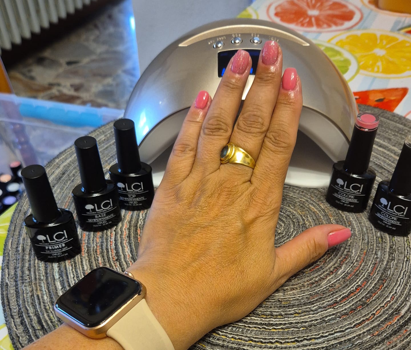 Customer photo review of Combo Pack Hema Free LCI  - Base Coat 10 ml + Top Coat 10 ml