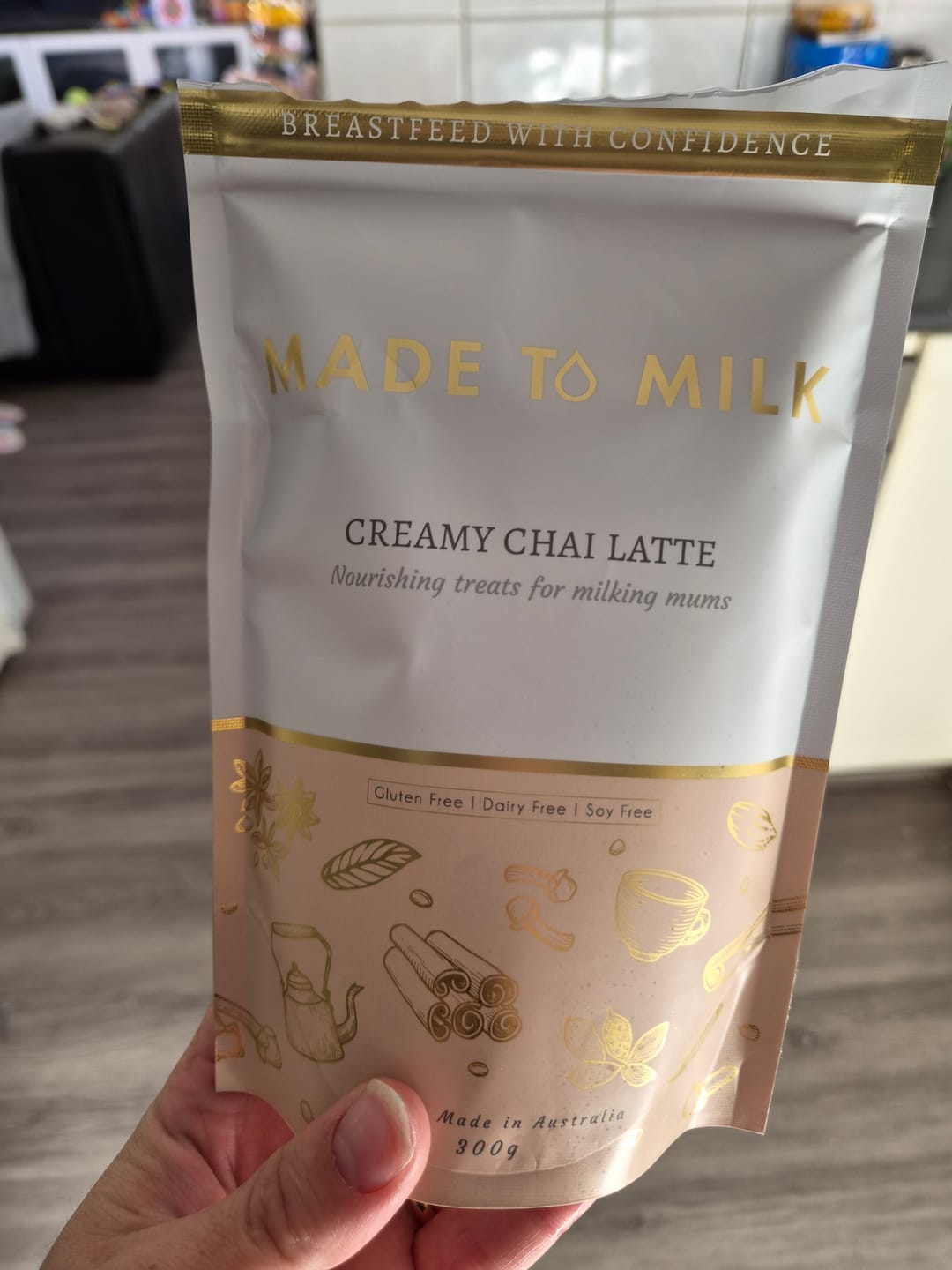 Customer photo review of Creamy Chai Lactation Latte - GF, DF & SF