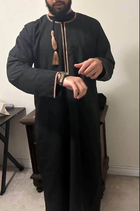 Customer photo review of Omani Thobe - Black