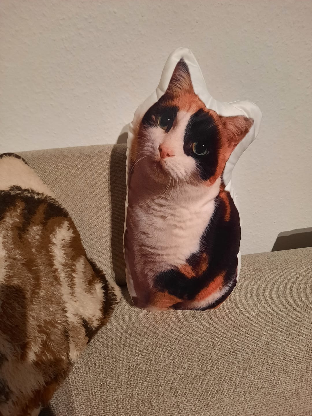 Customer photo review of Personalisiertes Formkissen - Dein Foto mit Katze