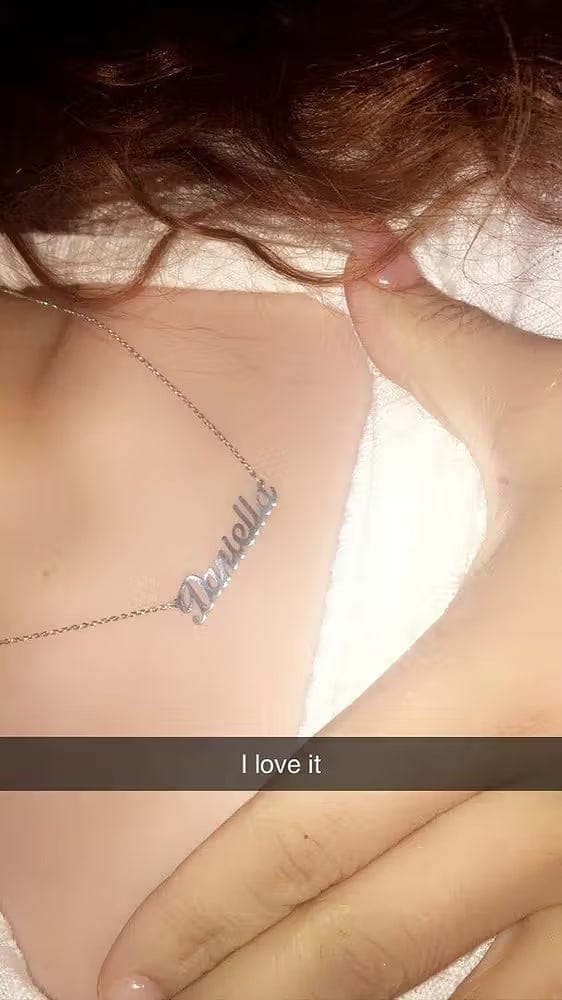 Customer photo review of Personalized Name Necklace for Women | Custom Gift for Her