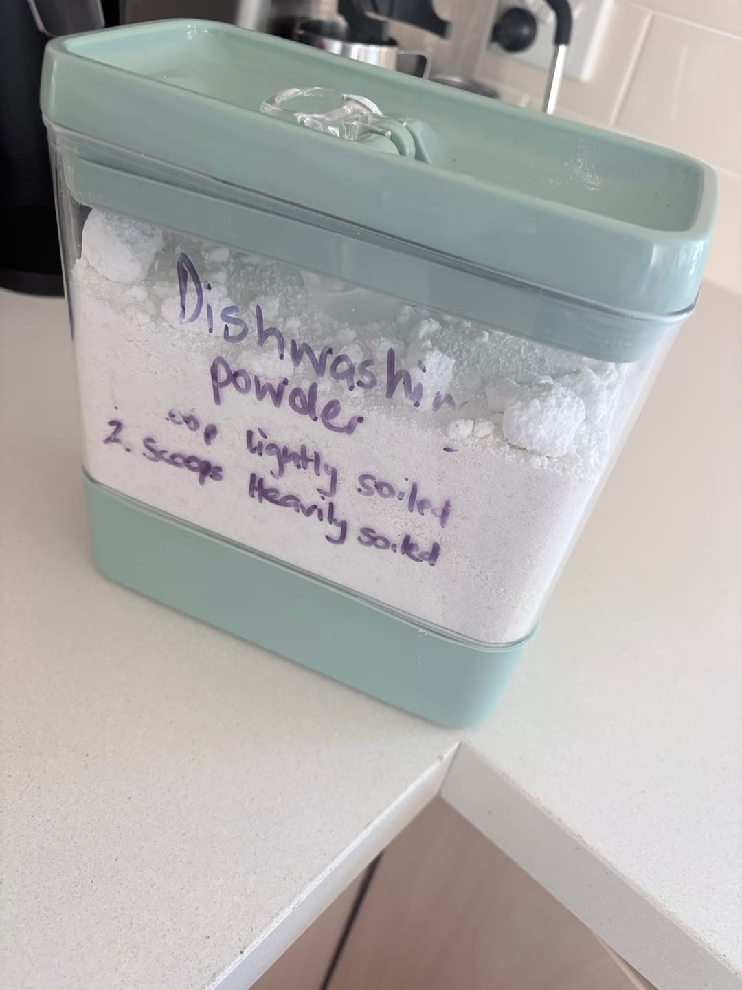 Customer photo review of Dishwashing Powder
