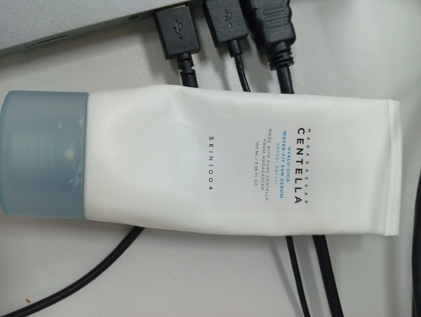 Customer photo review of Hyalu-Cica Water-Fit Sun Serum SPF50+ PA++++