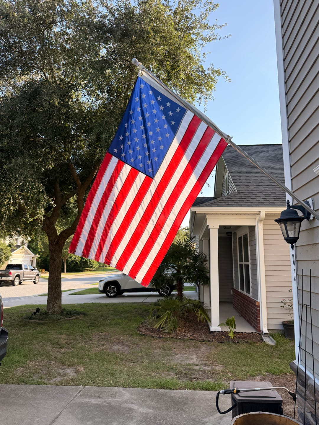 Customer photo review of Classroom Initiative 3' x 5 ' American Flag