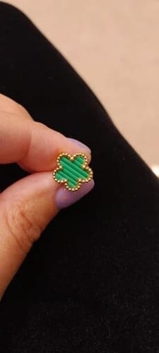 Customer photo review of Colour Clover Diamond Pendant Necklace