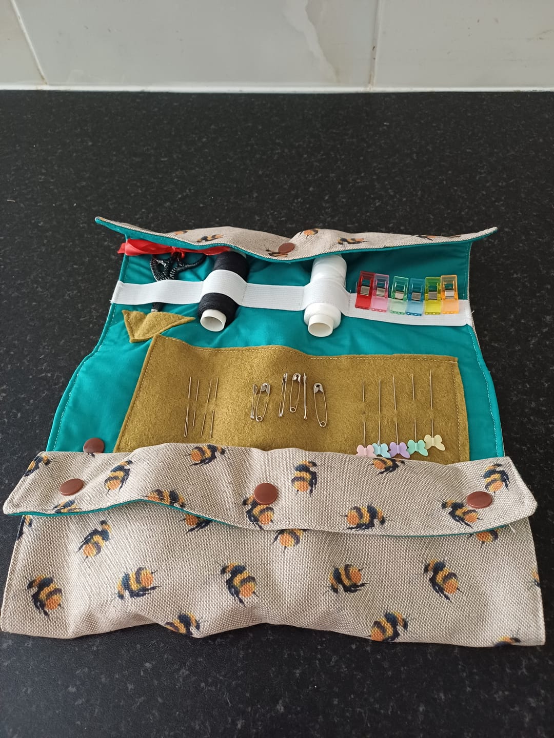 Customer photo review of Premium Plain Polycotton Fabric, 60° Washable, 45"- 20 Colours Available