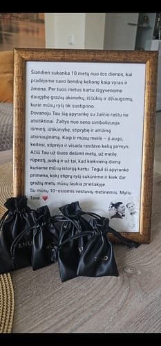 Customer photo review of Titāna gredzens "Zalkša josta"