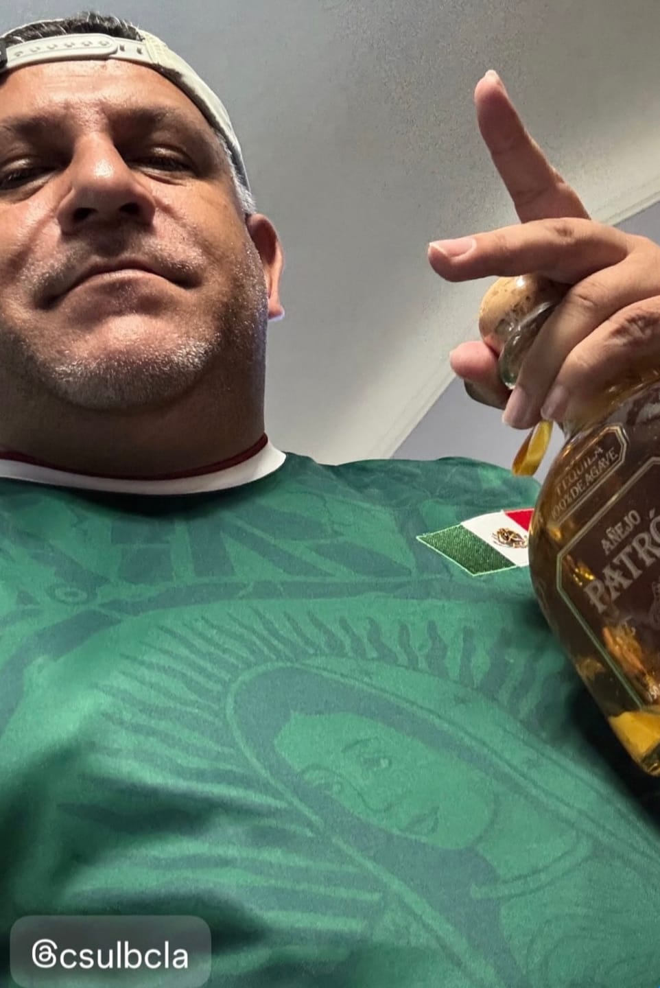 Customer photo review of Mexico Heritage Custom Football Jersey