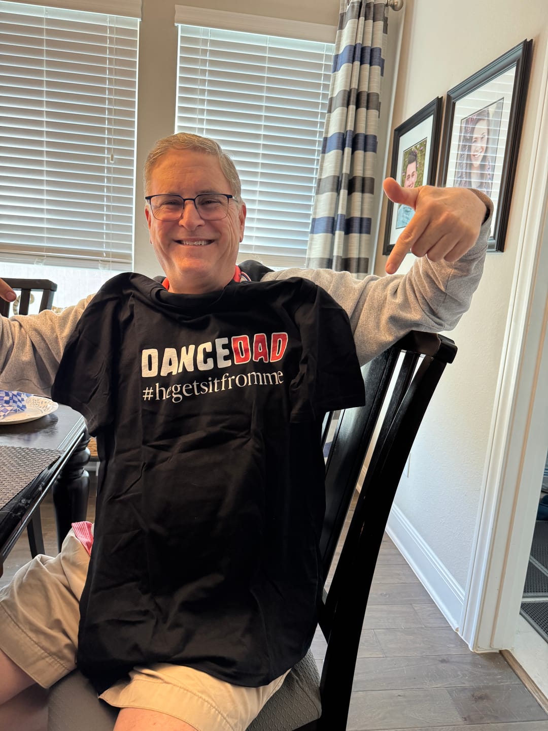 Customer photo review of HE Gets It From Me T-Shirt