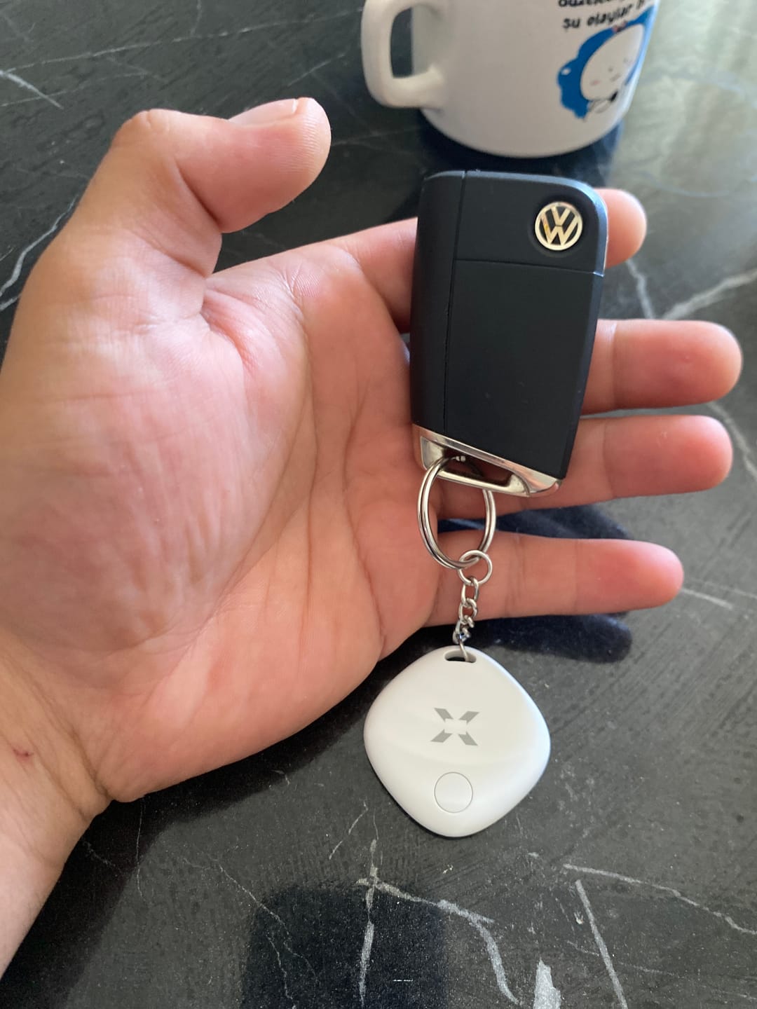 Customer photo review of Takip Cihazı | Smart Tag, Apple Find My ve Siri Uyumlu, Bluetooth, Sesli, Eşya Bulucu (Beyaz - X6605)