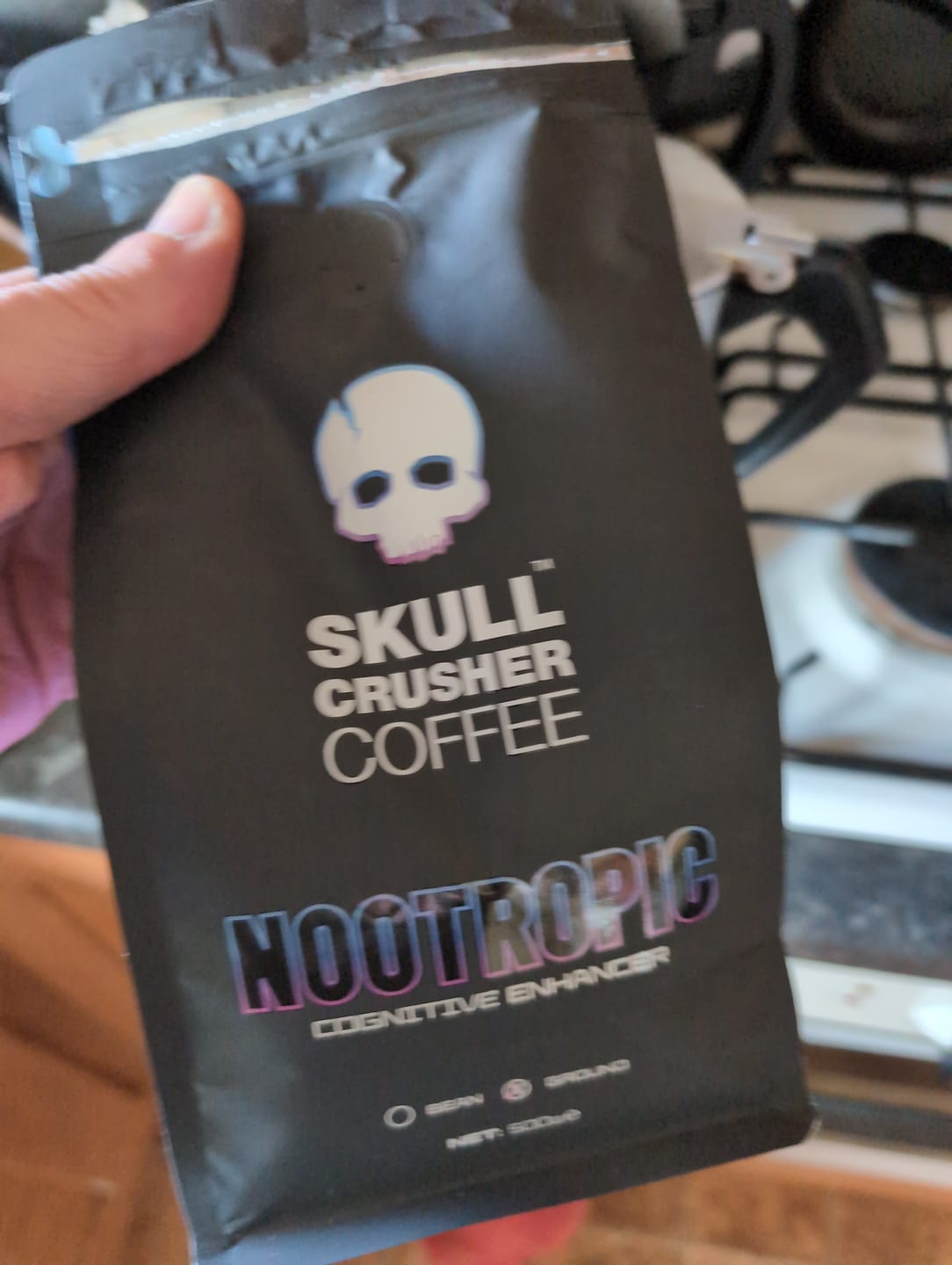 Customer photo review of Skull Crusher - Nootropic Coffee
