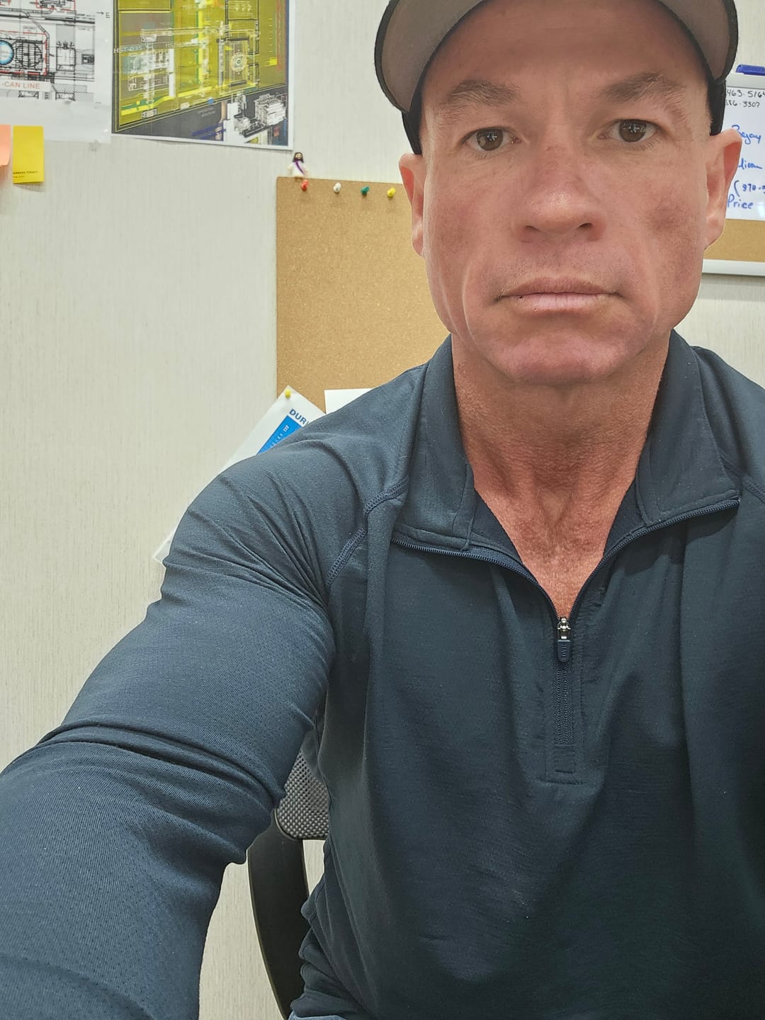 Customer photo review of Fitted Performance Quarter Zip