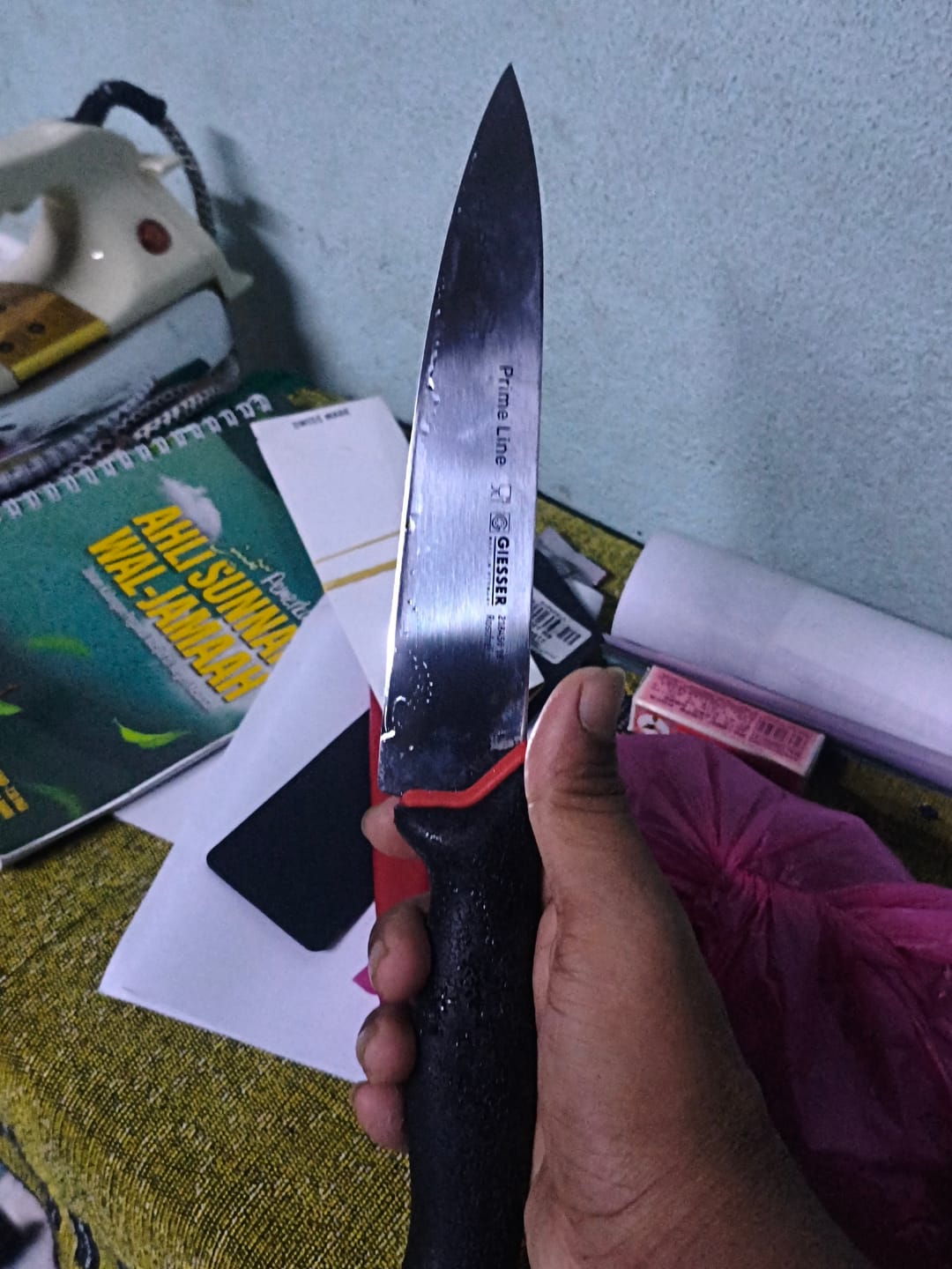 Customer photo review of Giesser 7" PrimeLine Narrow Chef Knife (21845618)