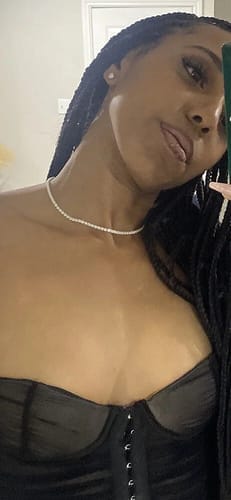 Customer photo review of Monaco Tennis Choker Necklace