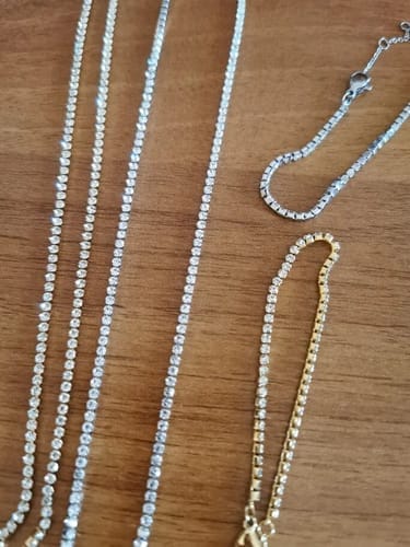 Customer photo review of Monaco Tennis Bracelet