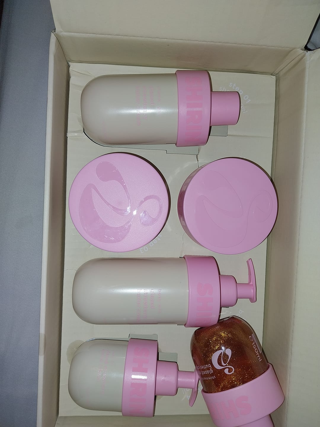 Customer photo review of The Complete Bodycare - 5er Set Glazed Strawberry Butter Cream