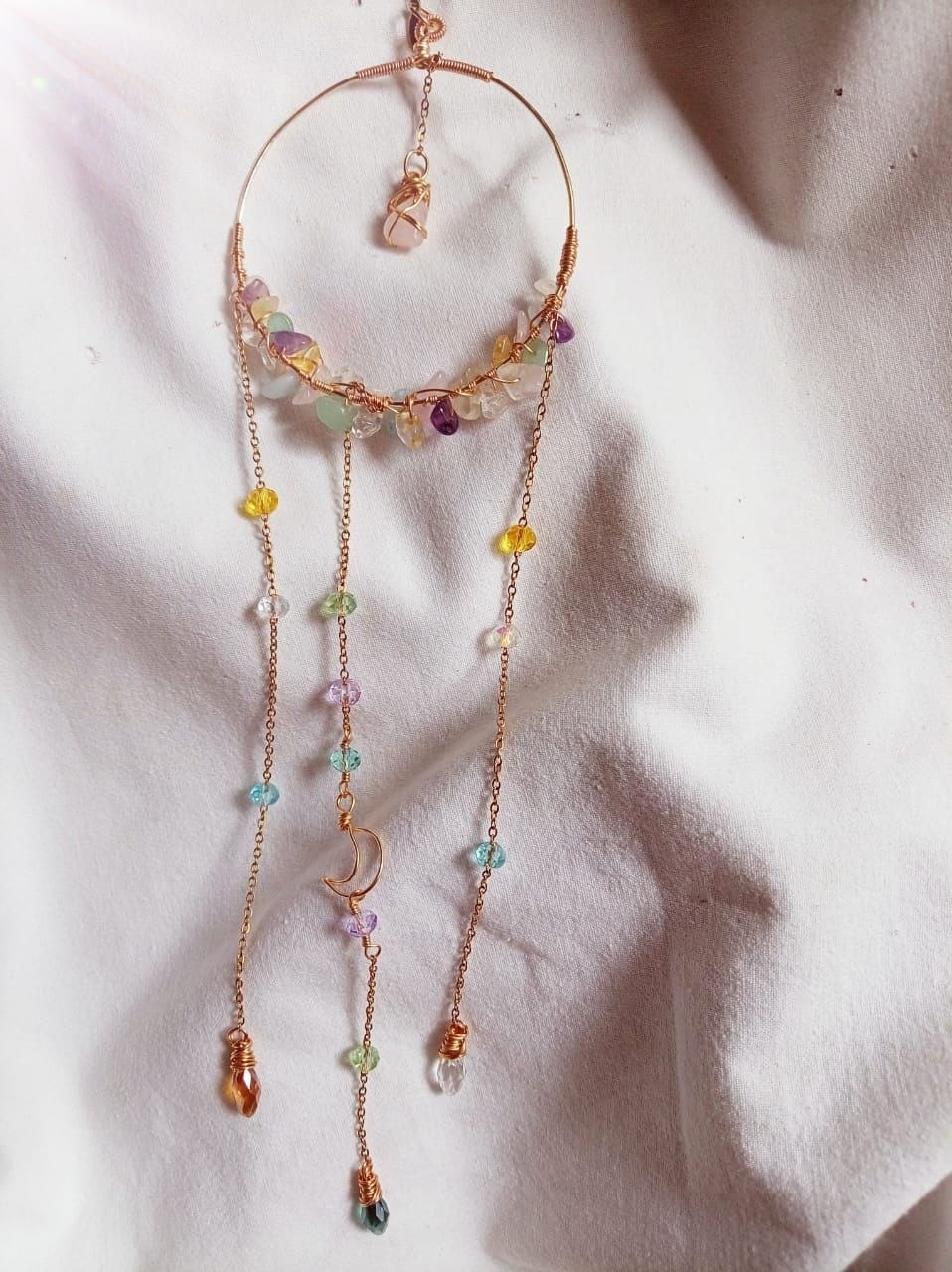 Customer photo review of Crystal Blessing Suncatcher