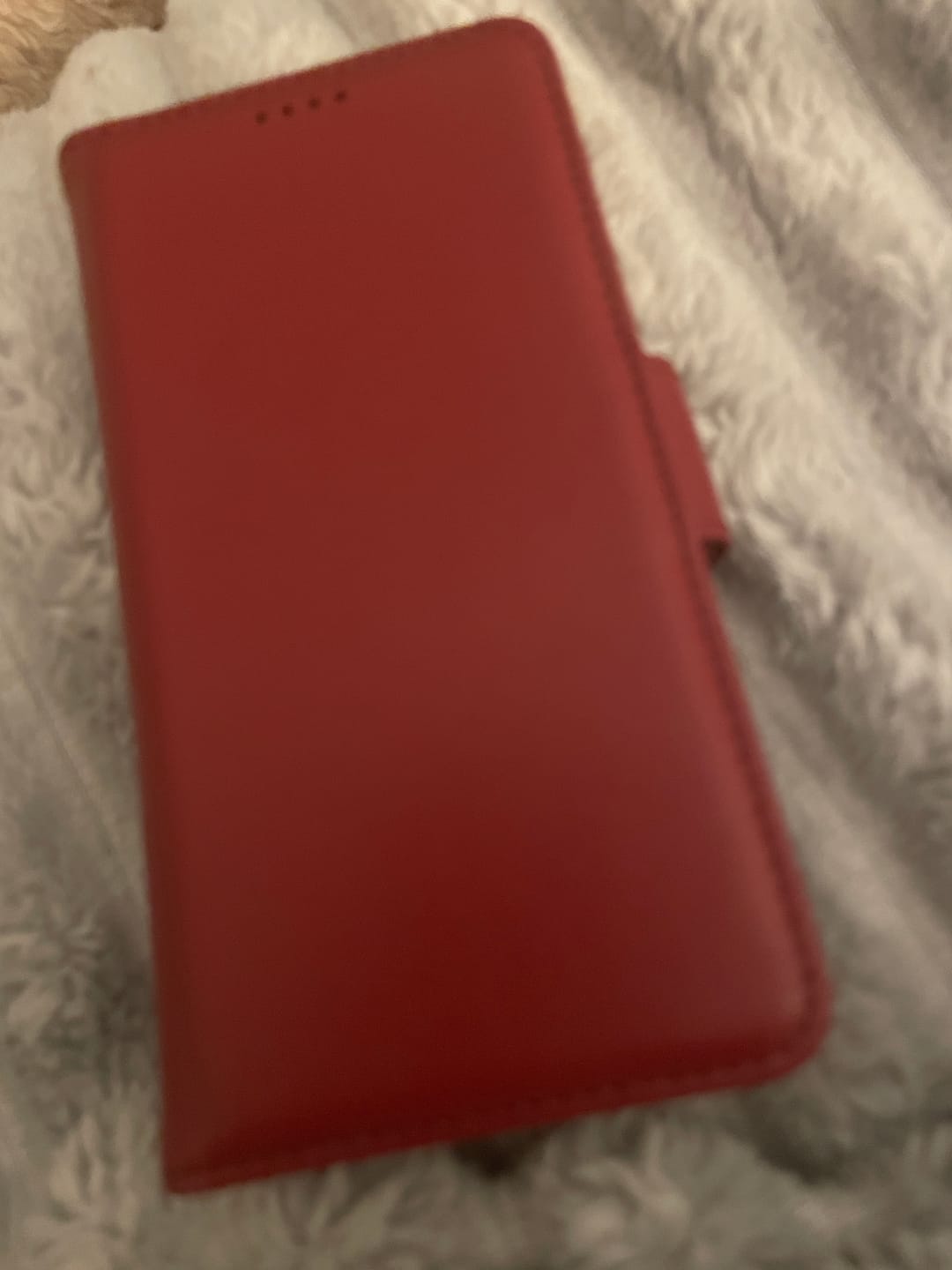 Customer photo review of Premium Genuine Leather Magnets Detachable iPhone Wallet Case