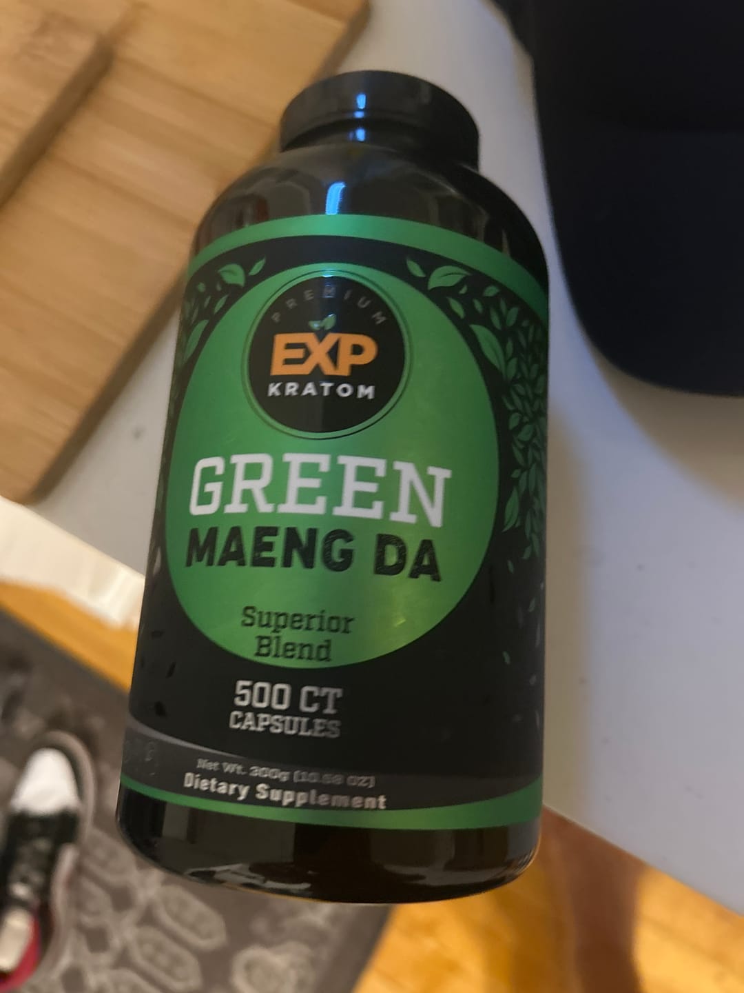 Customer photo review of EXP Premium Green Maeng Da Blend Kratom Capsules - Lab Tested