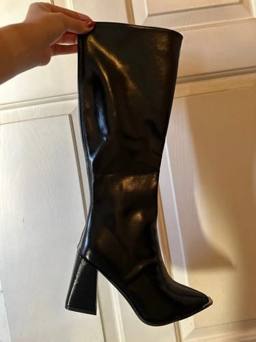 Customer photo review of Rider Knee-High Boots