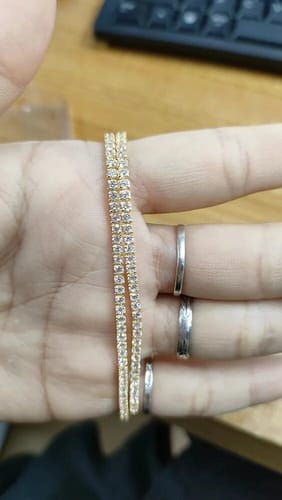 Customer photo review of Monaco Tennis Choker Necklace