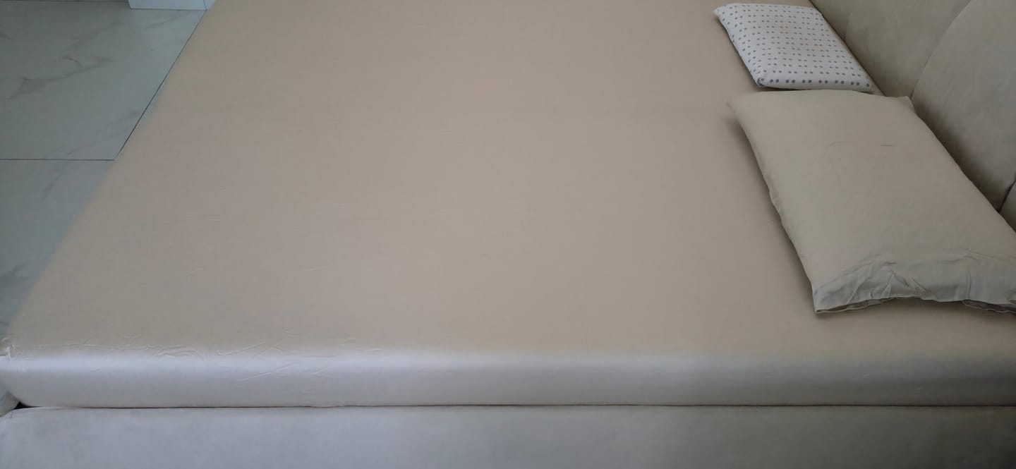 Customer photo review of סדין פרימיום במבוק 300 - OFFWHITE