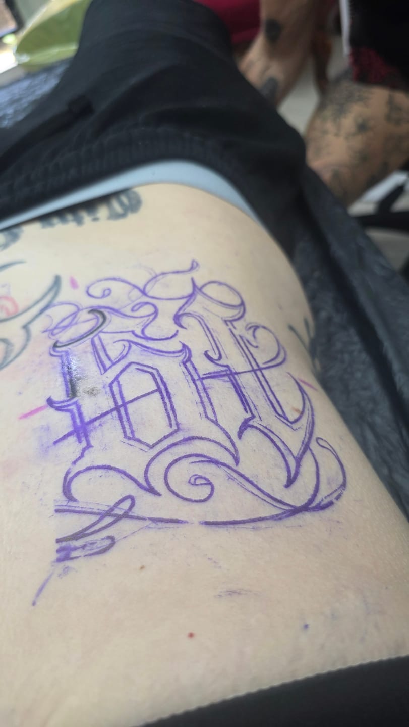 Customer photo review of TattooNumbx Tattoo Bundle