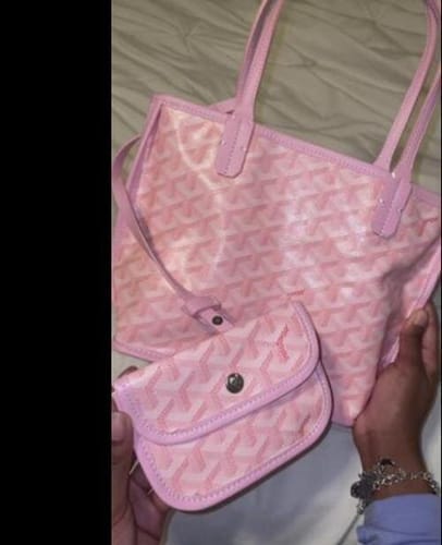 Customer photo review of Veyra Reversible Mini Tote