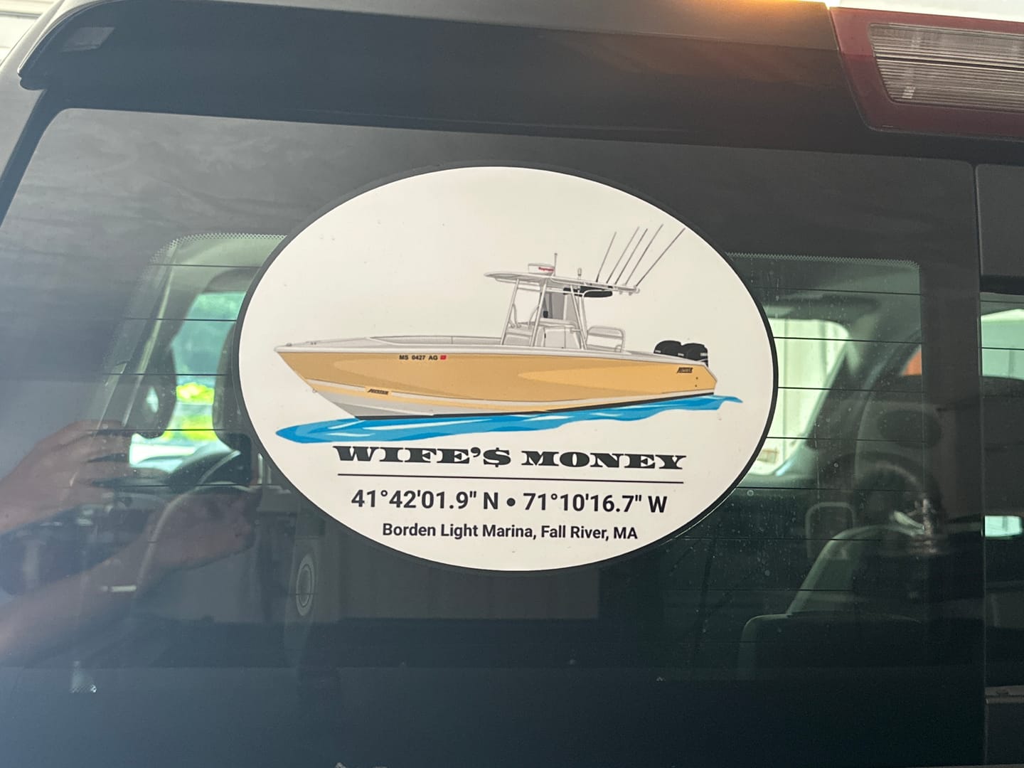 Customer photo review of Custom Vinyl Decal