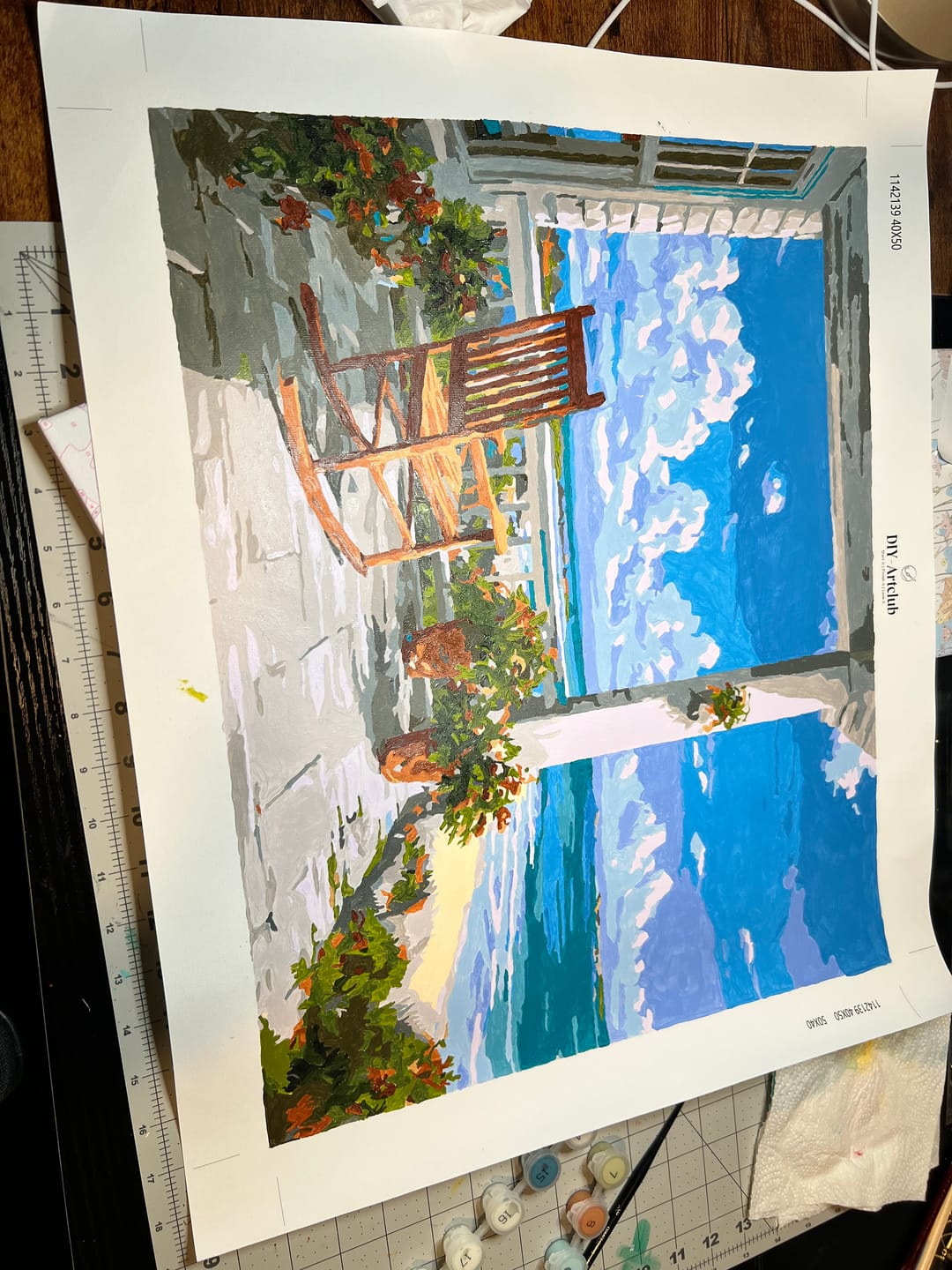 Customer photo review of Serenity | Paint by Number