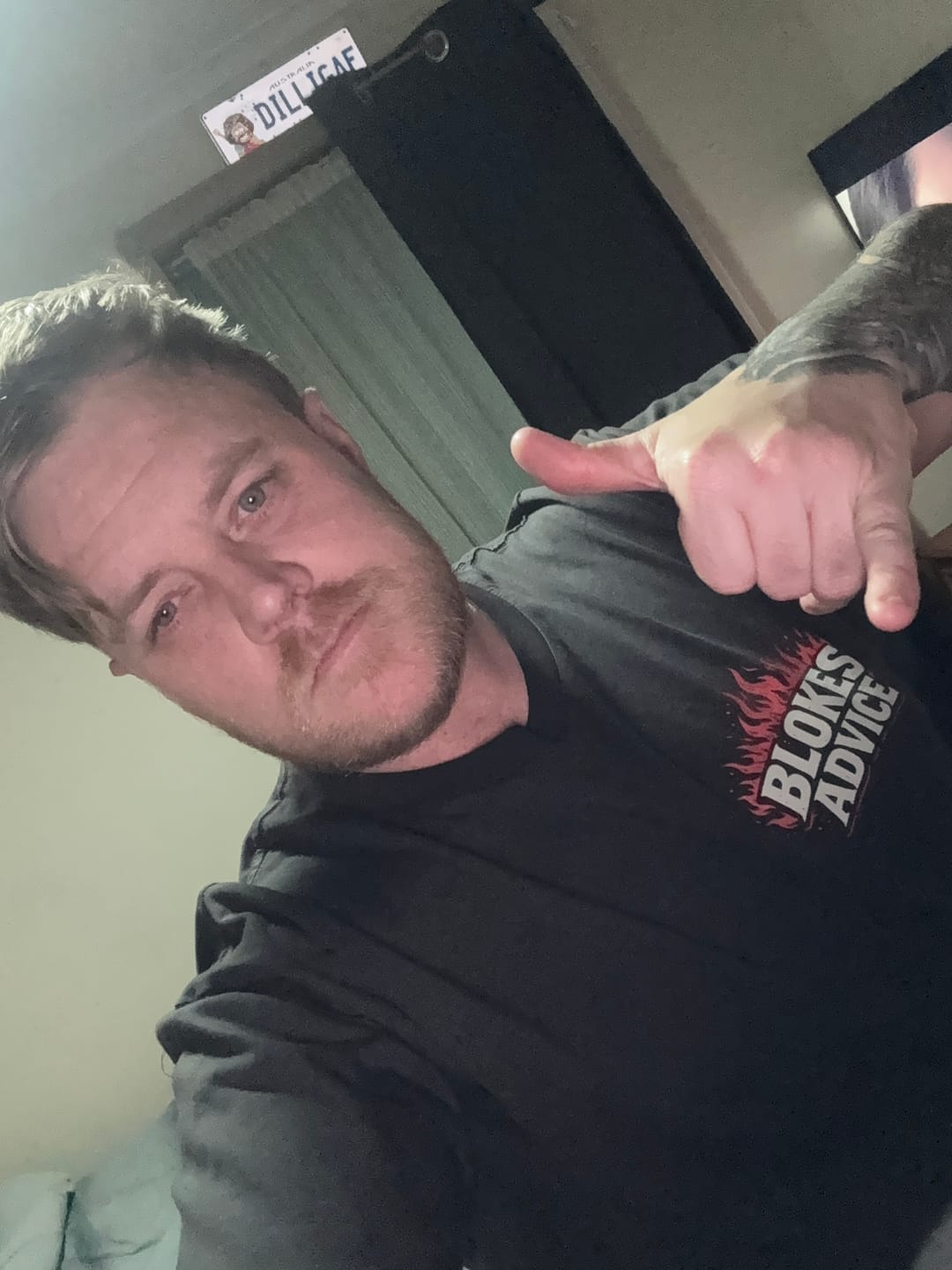 Customer photo review of Such Is Life Tee