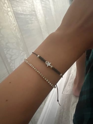 Customer photo review of Monaco Tennis Bracelet
