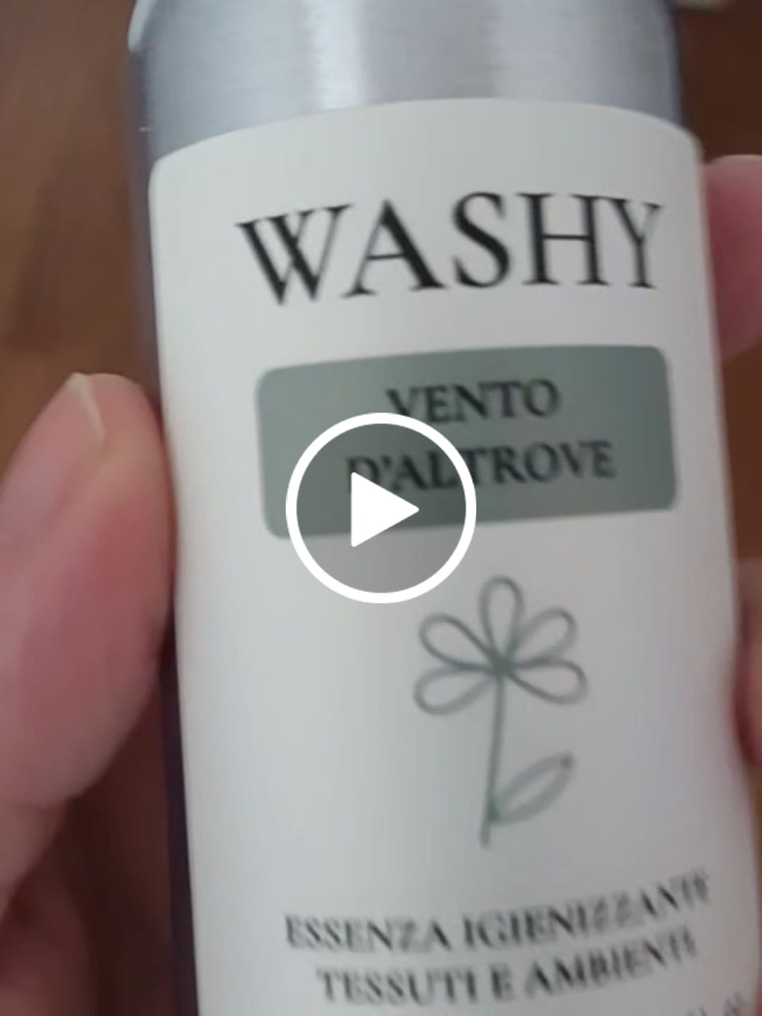 Customer video review of ESSENZA IGIENIZZANTE VENTO D'ALTROVE 100 ML