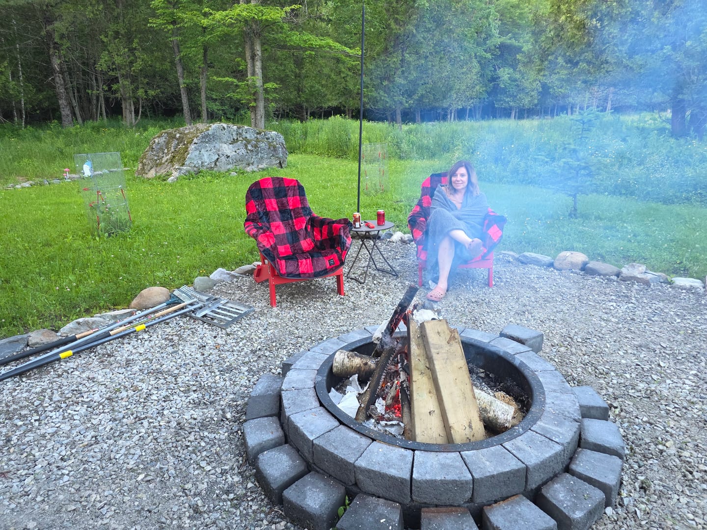 Customer photo review of The Chair Blanket