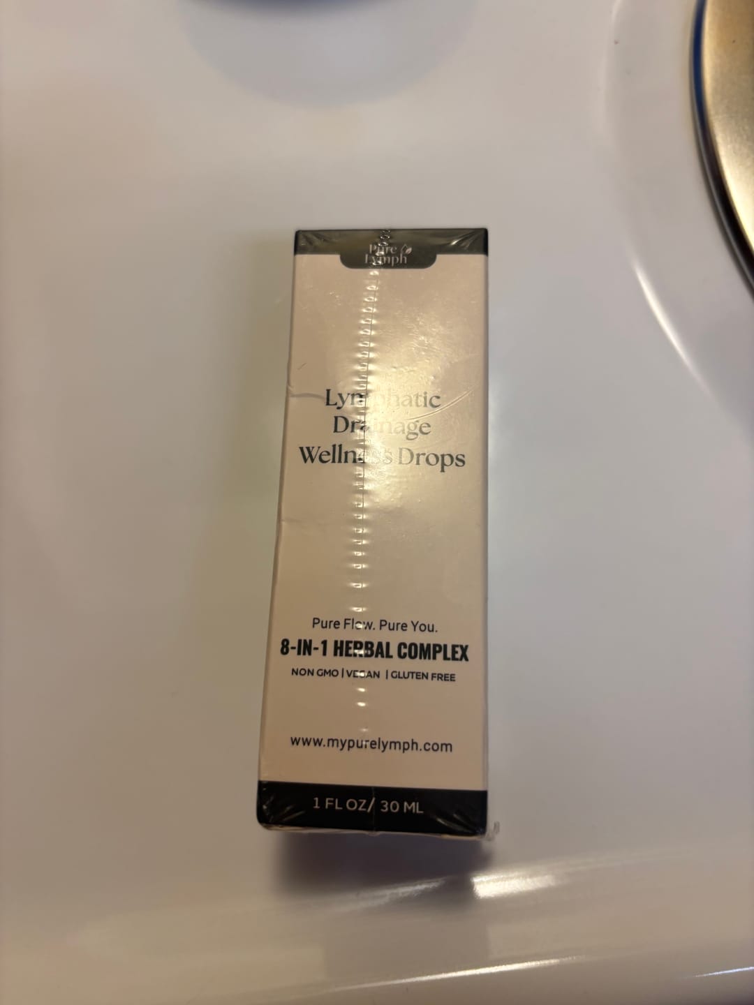 Customer photo review of Pure Lymph™ Lymphatic Drainage Wellness Drops