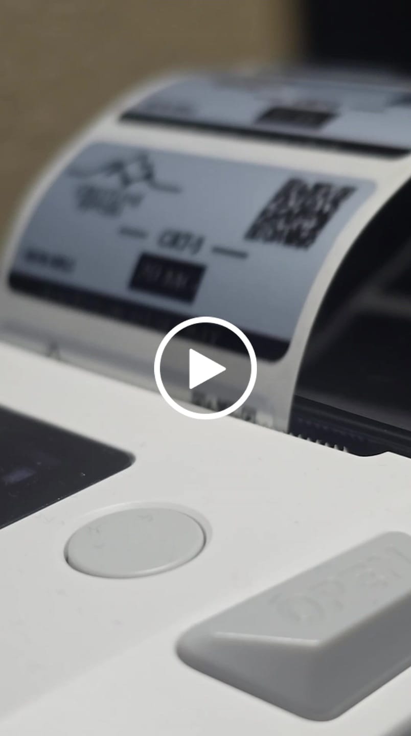 Customer video review of Thermal Transfer Label Printer Labels for M2, M3