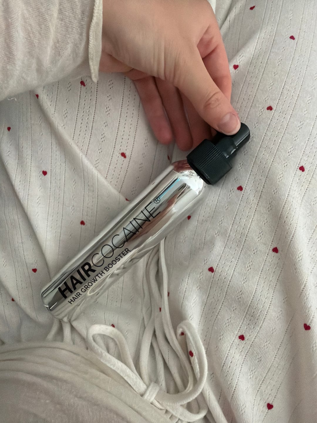 Customer photo review of Haircocaine Booster Spray