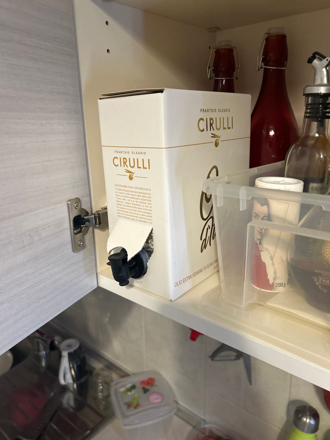 Customer photo review of Bag in box di olio extravergine di oliva • 3 Litri