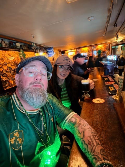 Customer photo review of Ireland Heritage Custom Football Jersey