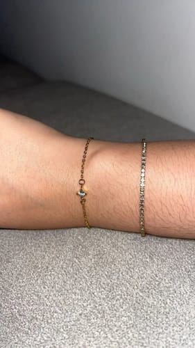 Customer photo review of Monaco Tennis Bracelet
