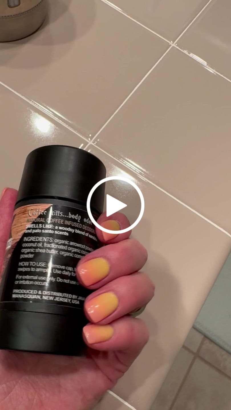 Customer video review of Palo Santo + Sandalwood Coffee-Infused Natural Deodorant – Rustic & Woodsy
