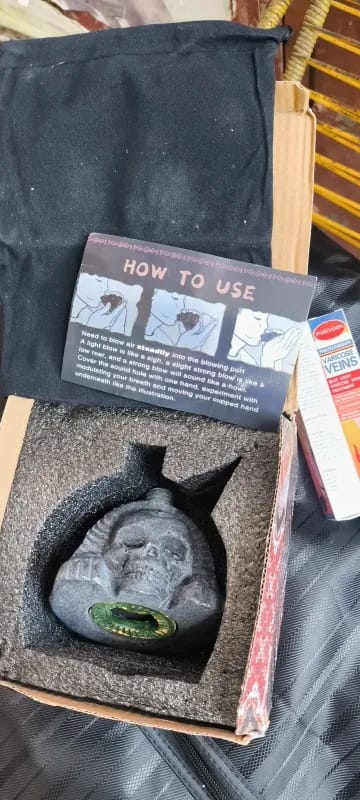 Customer photo review of Aztec Death Whistle