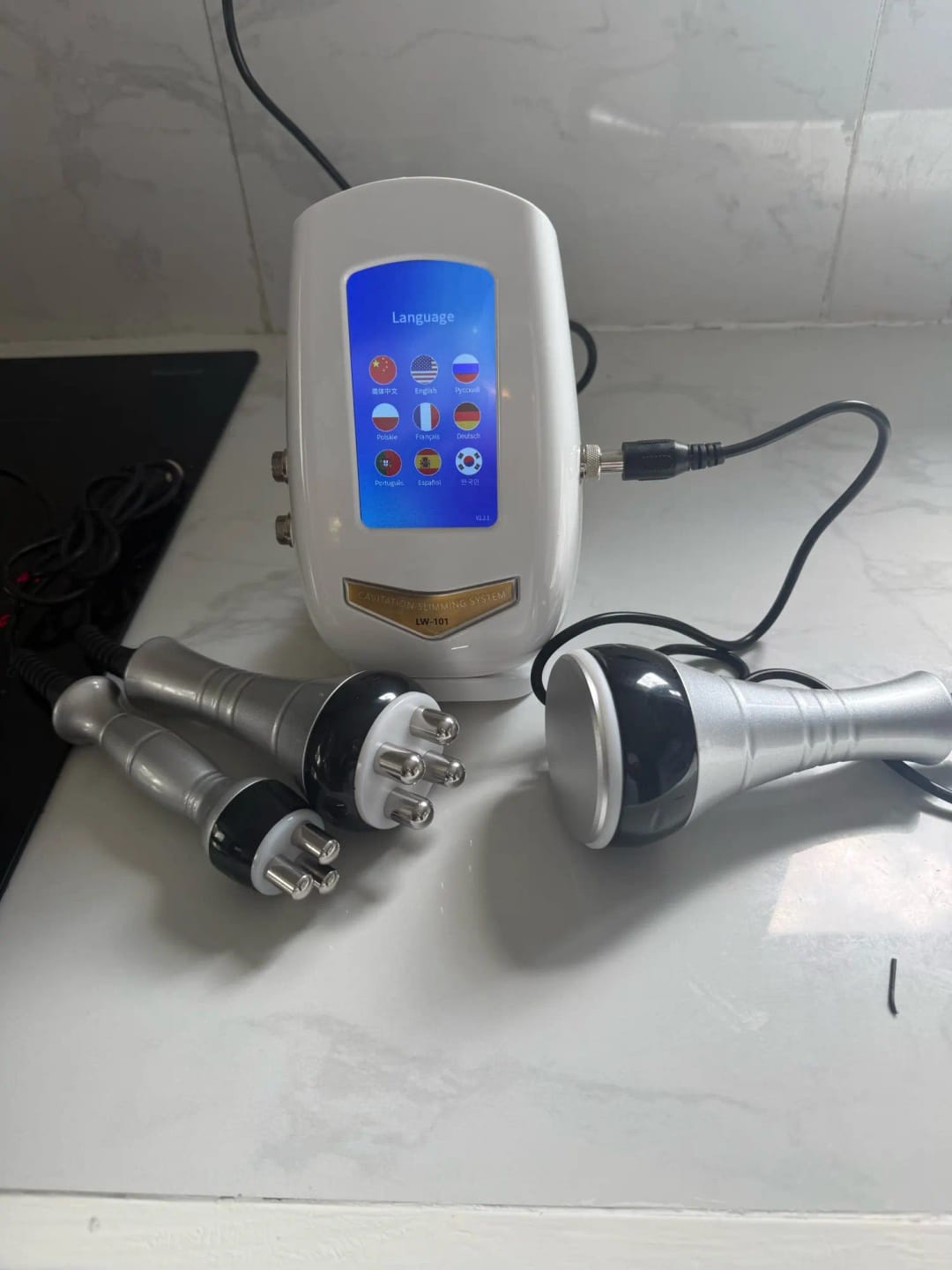 Customer photo review of AUS 40K™ Cavitation RF Slimming Machine