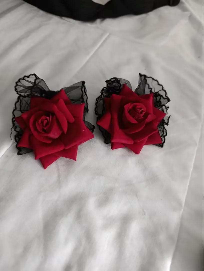 Customer photo review of Lolita wrist cuffs
