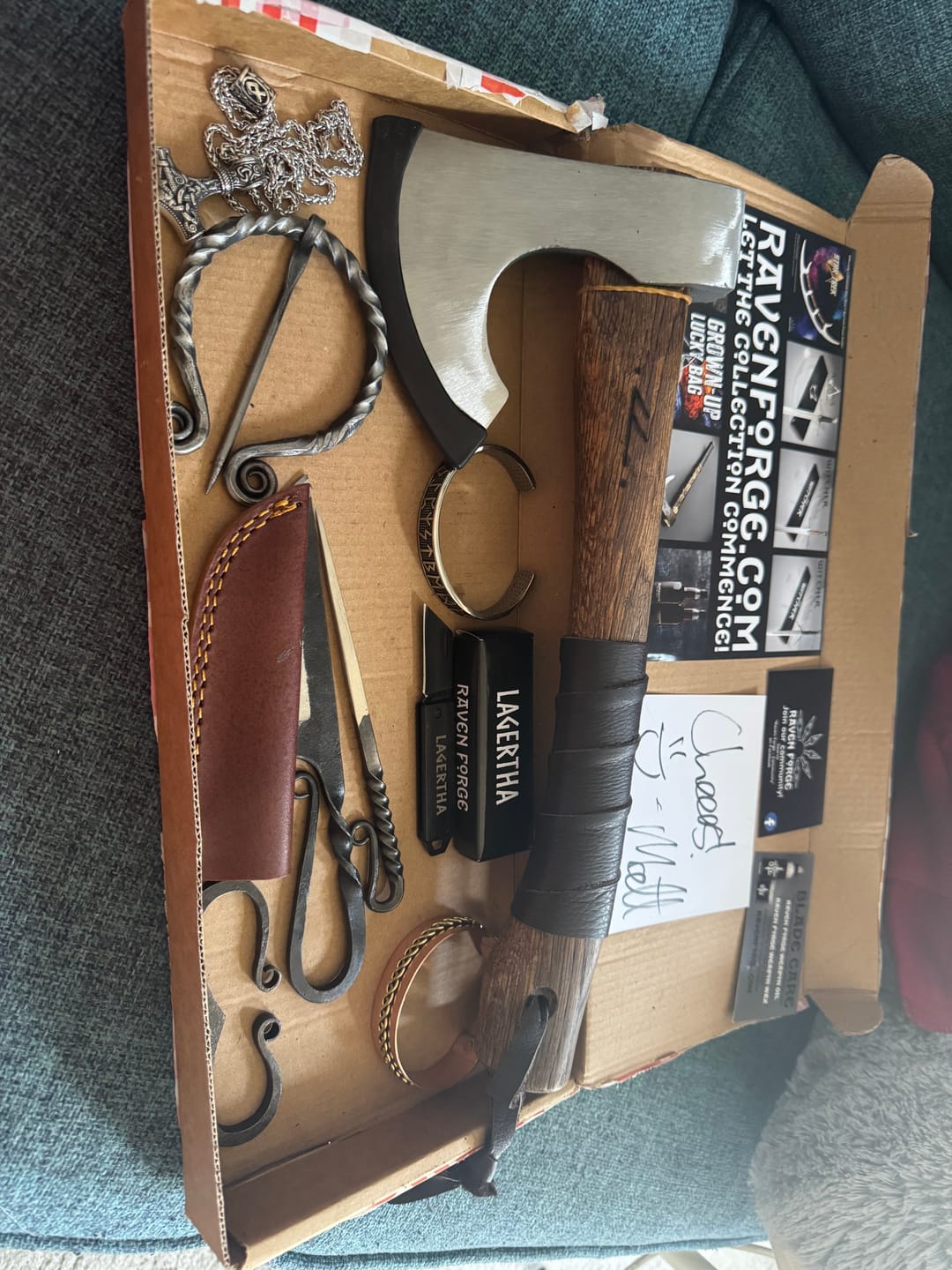 Customer photo review of Mystery Viking Box
