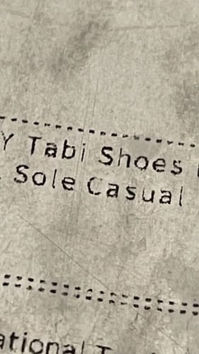Customer photo review of Tabi loafers